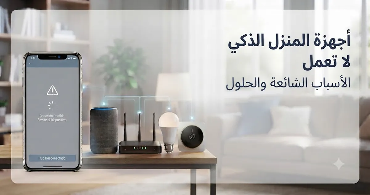 استكشاف مشكلات أجهزة المنزل الذكي مع مؤشرات أخطاء الاتصال والتطبيق