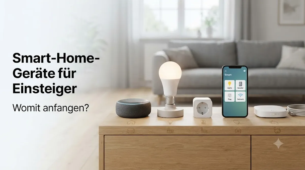 Einfache Smart-Home-Geräte für die erste Einrichtung zu Hause