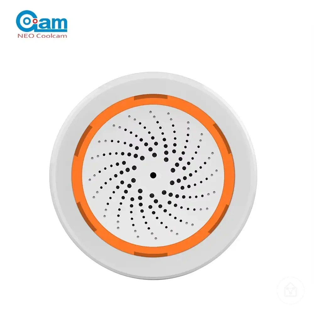 Zigbee Smart-Sirenenalarm mit Blitzlichtwarnungen für Haussicherheit
