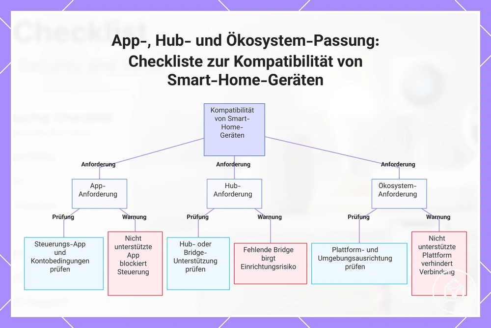 App-, Hub- und Ökosystem-Passung: Checkliste zur Kompatibilität von Smart-Home-Geräten