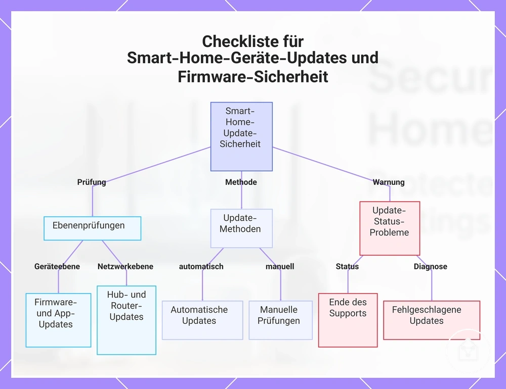 Checkliste für Smart-Home-Geräte-Updates und Firmware-Sicherheit