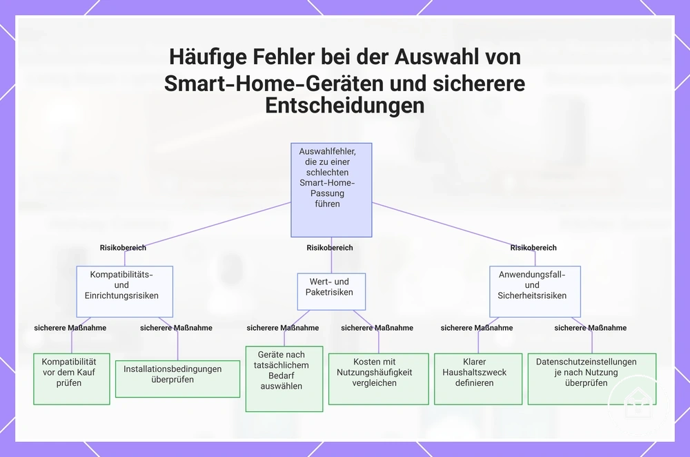 Häufige Fehler bei der Auswahl von Smart-Home-Geräten und sicherere Entscheidungen