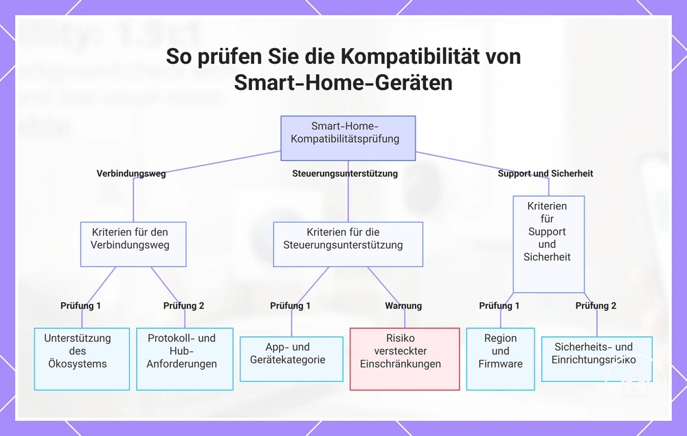 So prüfen Sie die Kompatibilität von Smart-Home-Geräten