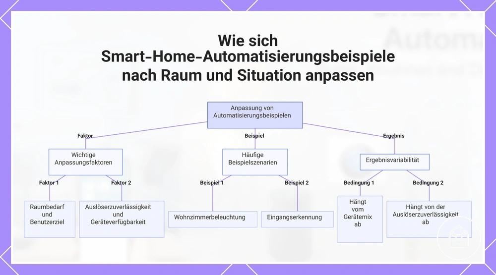 Wie sich Smart-Home-Automatisierungsbeispiele nach Raum und Situation anpassen