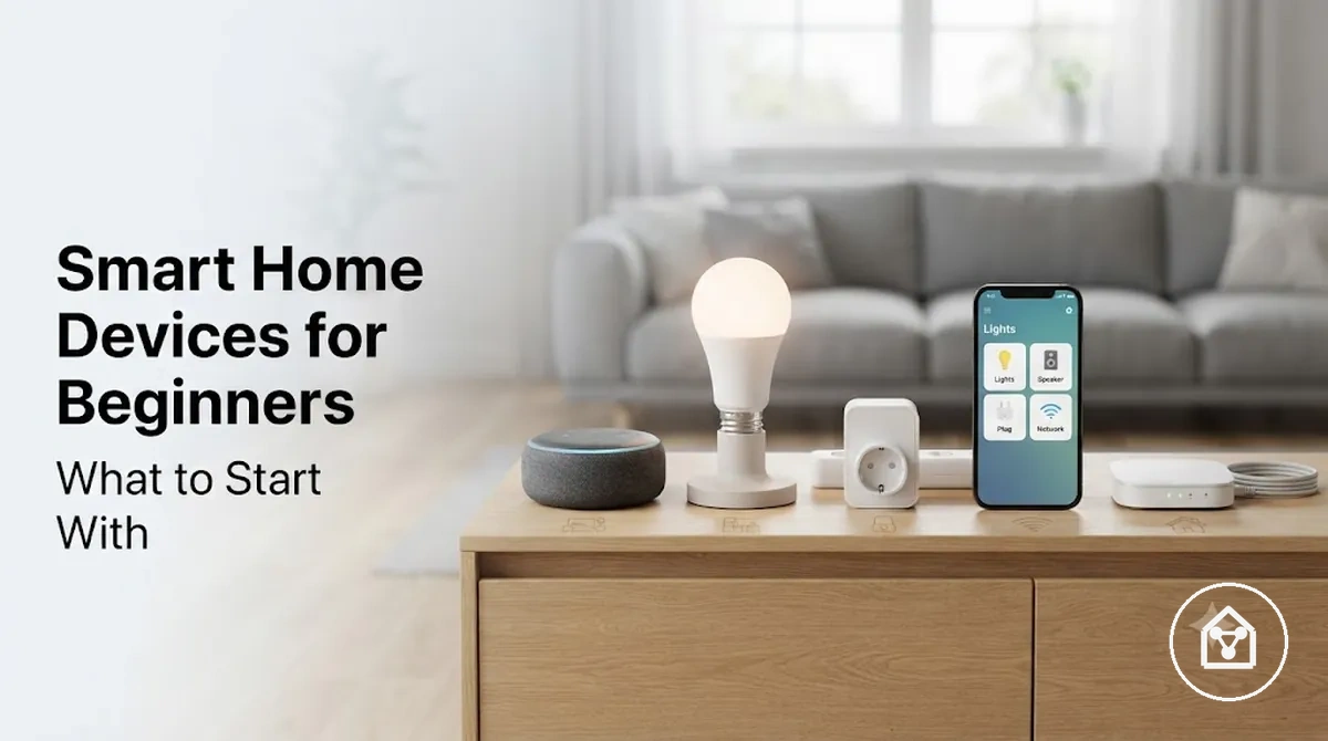 Simple beginner-friendly smart home devices for a first home setup