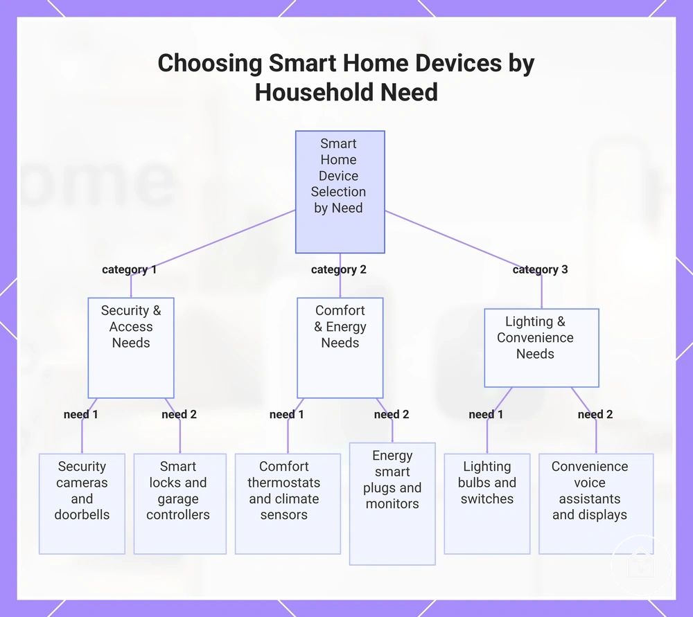 Choosing Smart Home Devices by Household Need