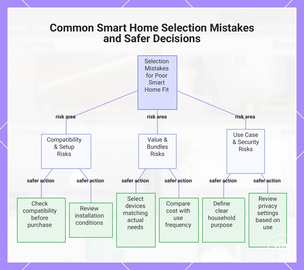 Common Smart Home Selection Mistakes and Safer Decisions