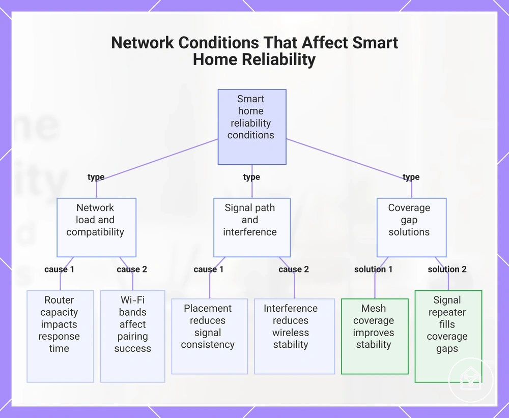 Network Conditions That Affect Smart Home Reliability