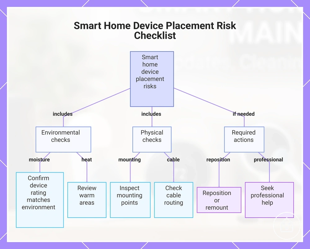 Smart Home Device Placement Risk Checklist