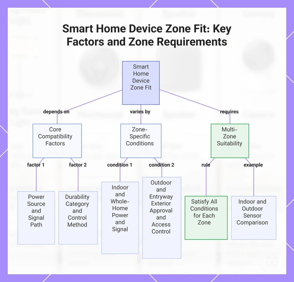Smart Home Device Zone Fit: Key Factors and Zone Requirements
