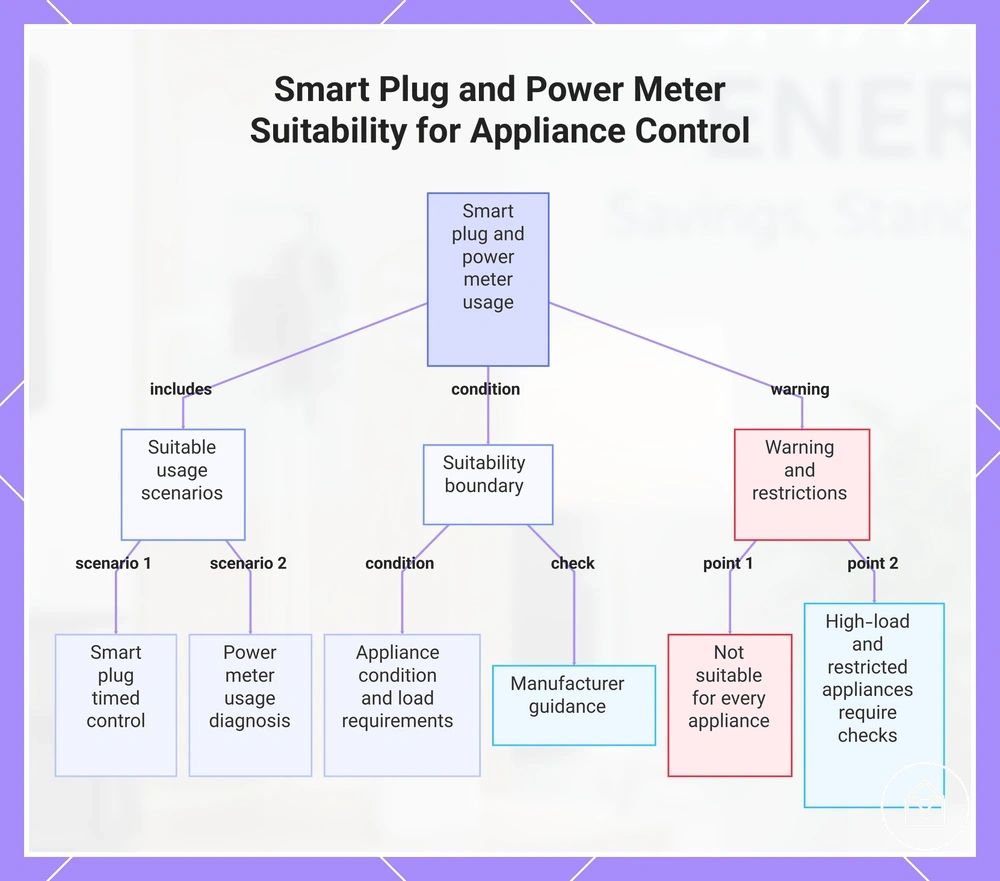Smart Plug and Power Meter Suitability for Appliance Control