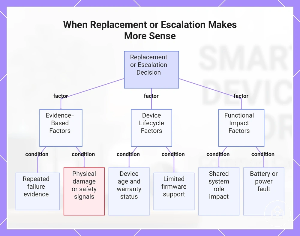 When Replacement or Escalation Makes More Sense