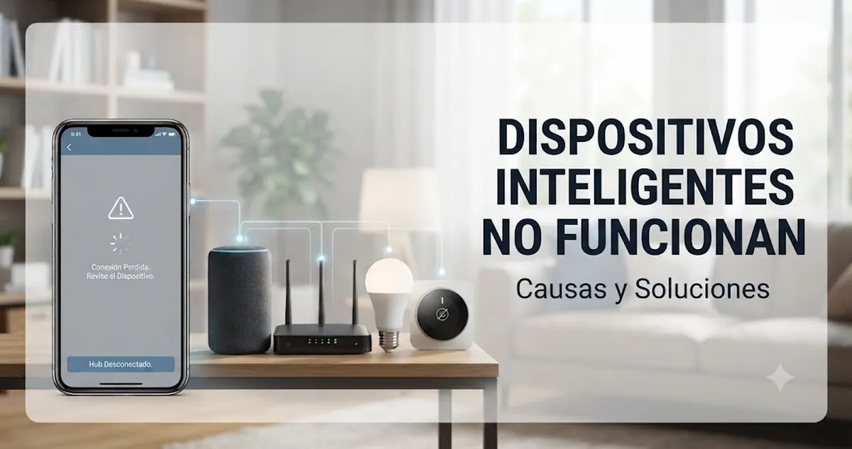 Solución de problemas en dispositivos de hogar inteligente con señales de error de conexión y aplicación