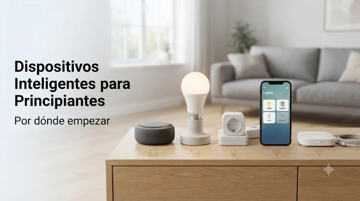 Dispositivos de hogar inteligente sencillos para una primera instalación doméstica