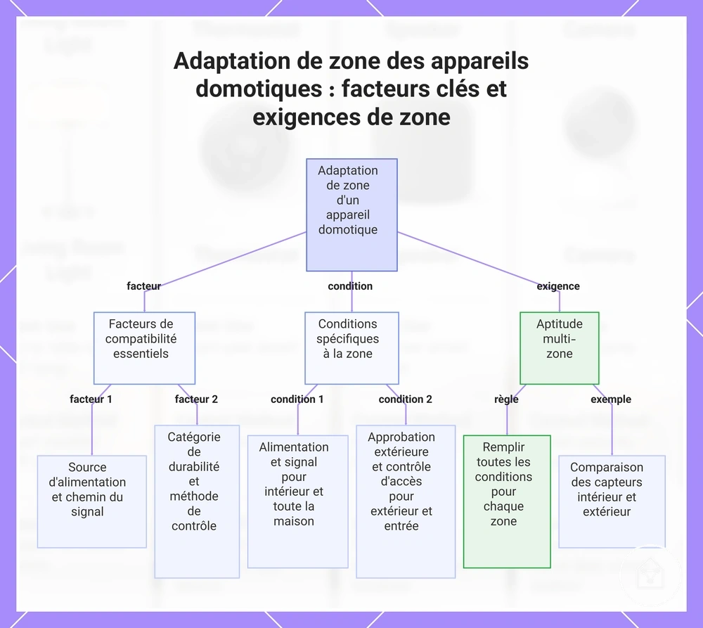 Adaptation de zone des appareils domotiques : facteurs clés et exigences de zone