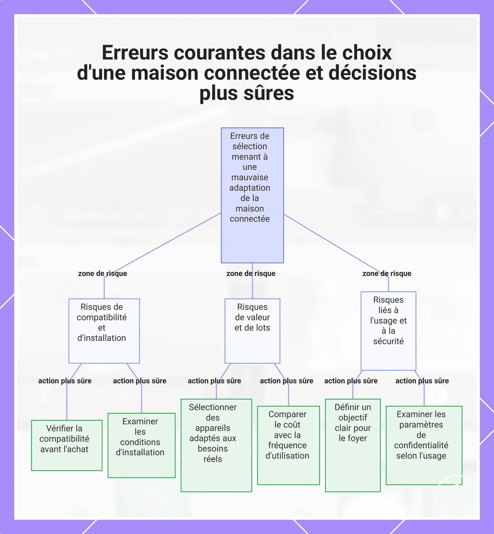 Erreurs courantes dans le choix d'une maison connectée et décisions plus sûres