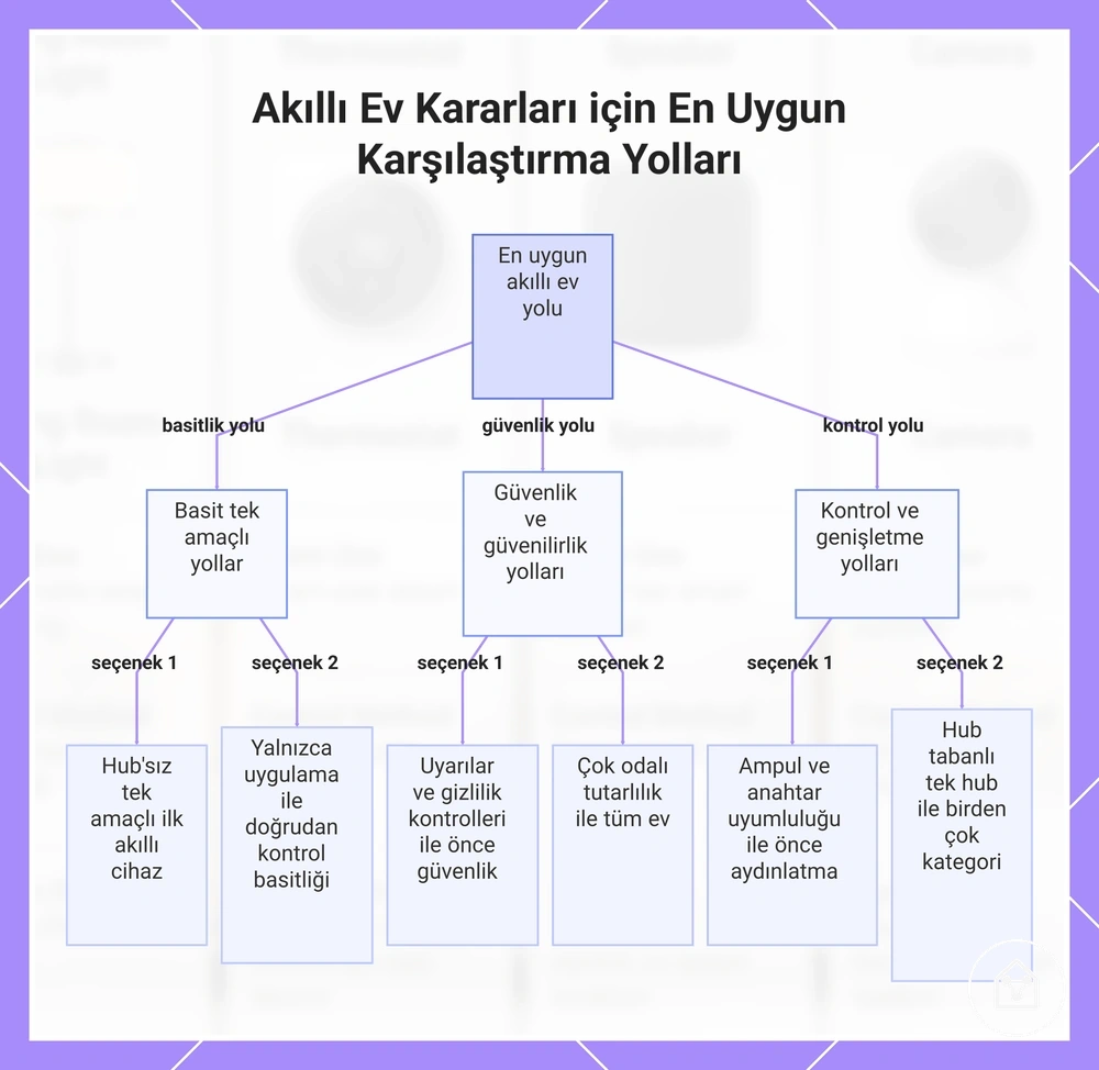 Akıllı Ev Kararları için En Uygun Karşılaştırma Yolları
