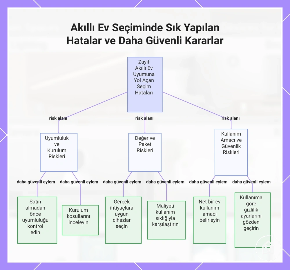 Akıllı Ev Seçiminde Sık Yapılan Hatalar ve Daha Güvenli Kararlar