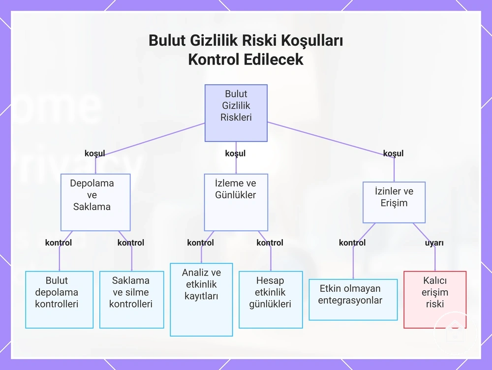 Bulut Gizlilik Riski Koşulları Kontrol Edilecek