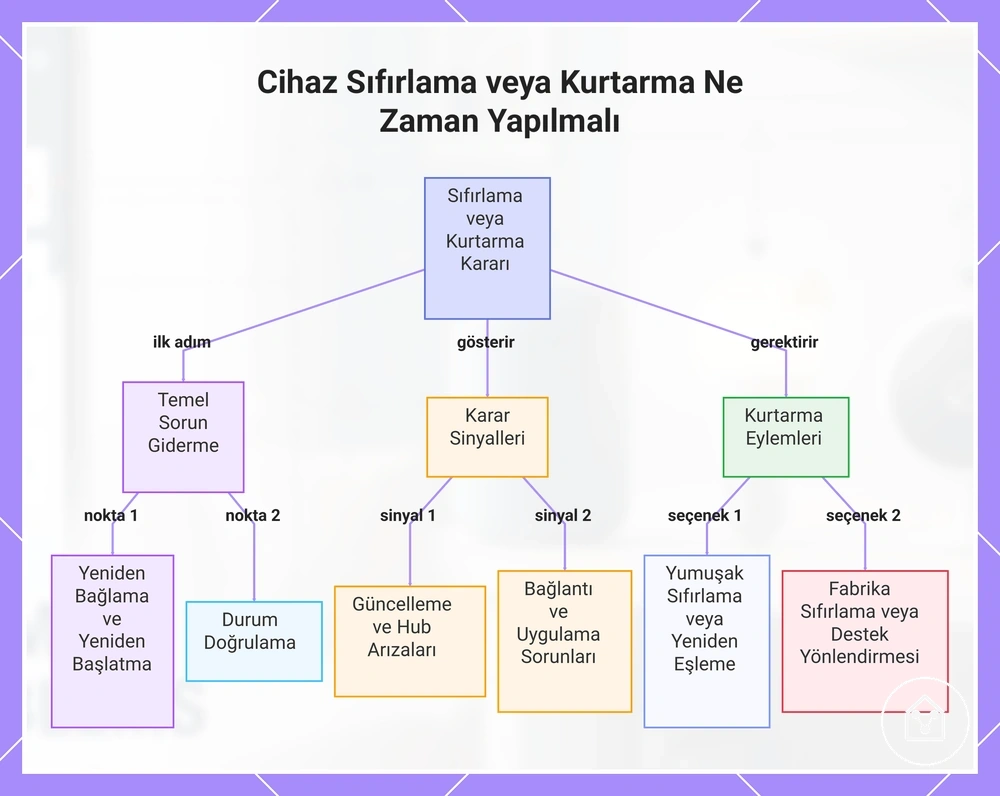 Cihaz Sıfırlama veya Kurtarma Ne Zaman Yapılmalı