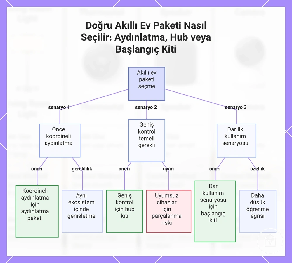 Doğru Akıllı Ev Paketi Nasıl Seçilir: Aydınlatma, Hub veya Başlangıç Kiti