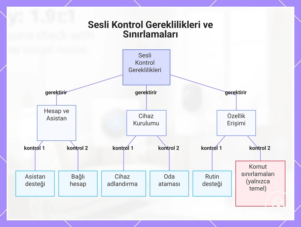 Sesli Kontrol Gereklilikleri ve Sınırlamaları