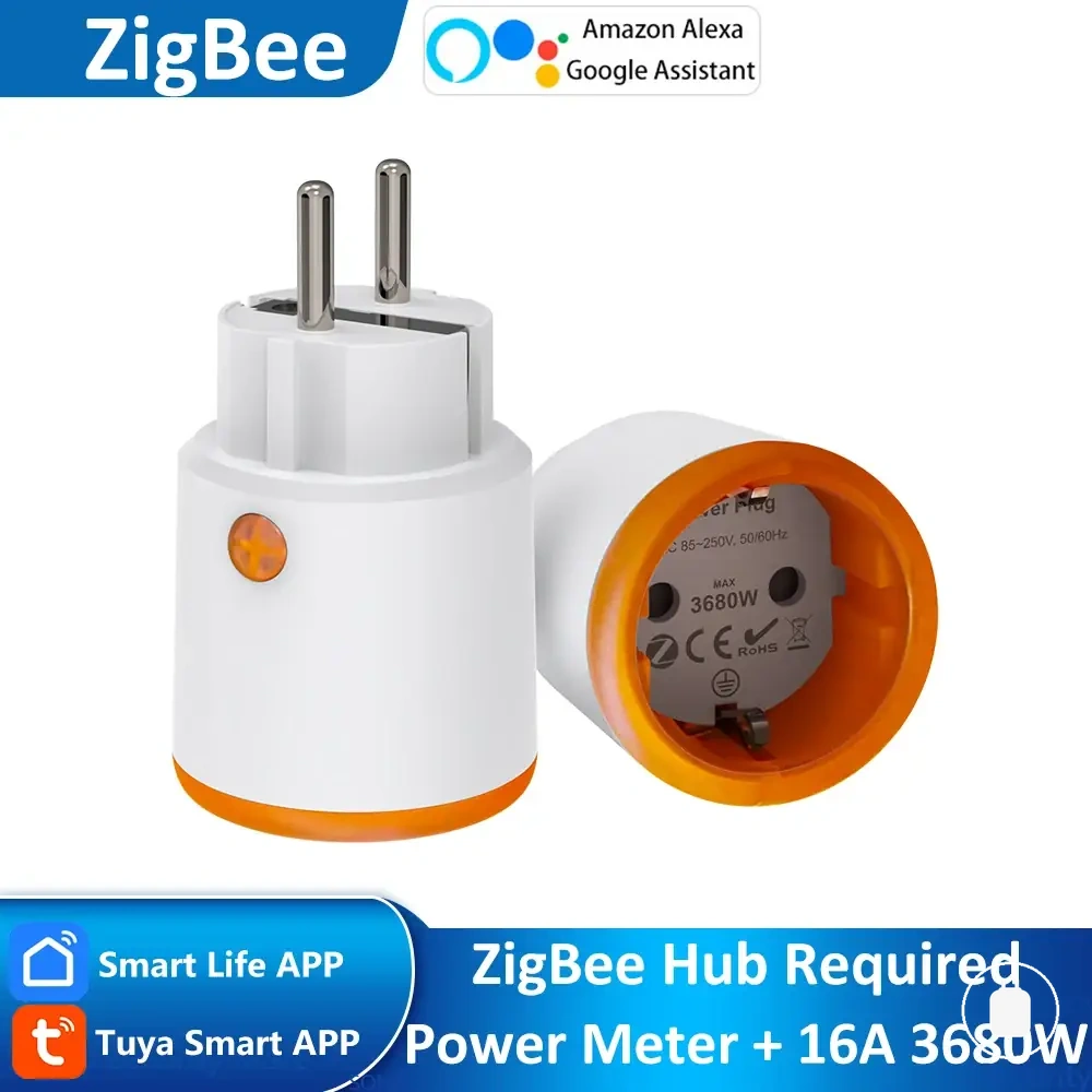 فيش EU ZigBee مع مراقبة الطاقة وميزات توافق المنزل الذكي