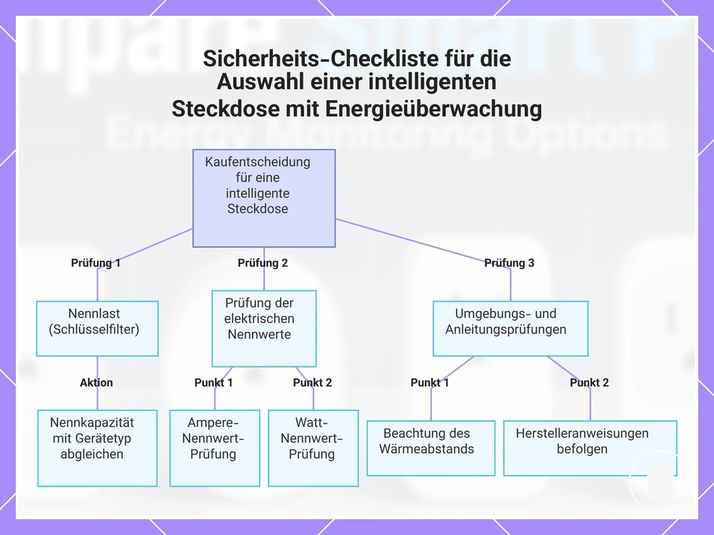 Sicherheits-Checkliste für die Auswahl einer intelligenten Steckdose mit Energieüberwachung