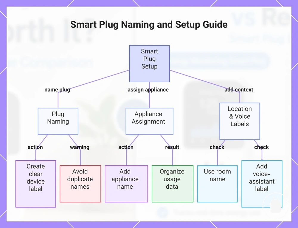 Smart Plug Naming and Setup Guide