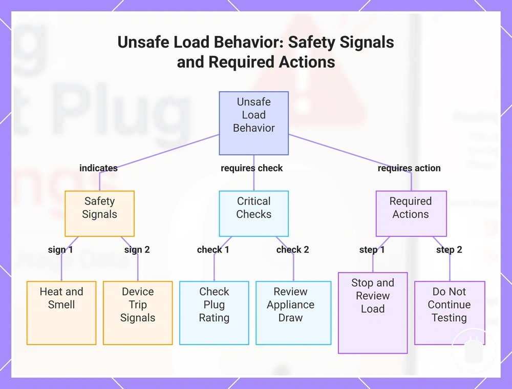 Unsafe Load Behavior: Safety Signals and Required Actions