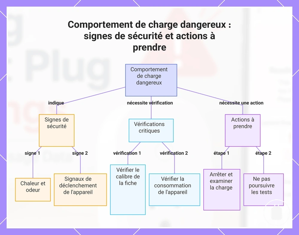 Comportement de charge dangereux : signes de sécurité et actions à prendre