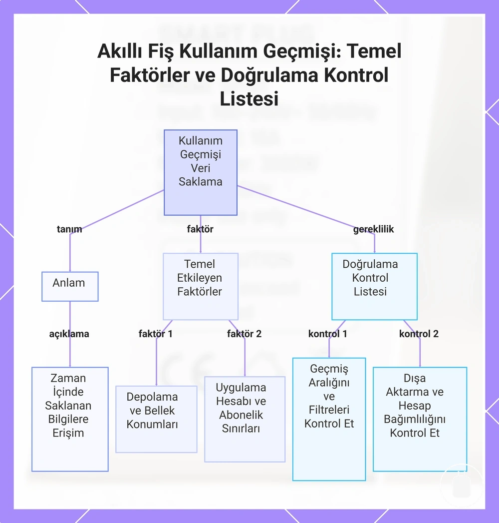 Akıllı Fiş Kullanım Geçmişi: Temel Faktörler ve Doğrulama Kontrol Listesi