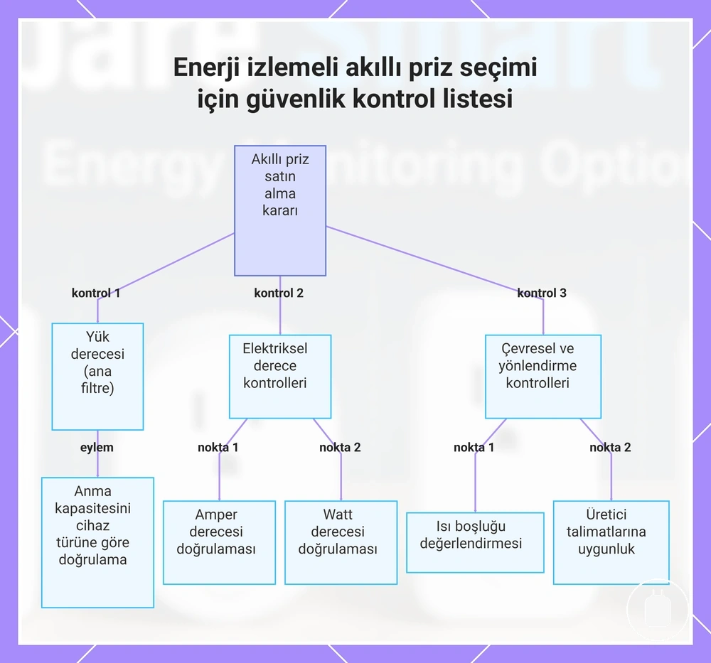 Enerji izlemeli akıllı priz seçimi için güvenlik kontrol listesi
